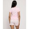 imageReal Essentials 2 Pack Ultra Soft Womens Pajama Set Short Sleeve and Shorts Lounge ampamp Sleepwear Available In PlusSet 4