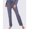 imageReal Essentials 2 Pack Womens Pajamas Set Button Down Pants Soft Matching Sleepwear Available In PlusLong Sleeve  Set 1