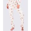 imageReal Essentials 2 Pack Womens Pajamas Set Button Down Pants Soft Matching Sleepwear Available In PlusLong Sleeve  Set 3