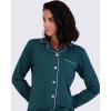 imageReal Essentials 2 Pack Womens Pajamas Set Button Down Pants Soft Matching Sleepwear Available In PlusLong Sleeve  Set 3