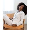 imageReal Essentials 2 Pack Womens Pajamas Set Button Down Pants Soft Matching Sleepwear Available In PlusLong Sleeve  Set 5
