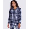 imageReal Essentials 2 Pack Womens Pajamas Set Button Down Pants Soft Matching Sleepwear Available In PlusLong Sleeve  Set 8