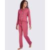 imageReal Essentials 2 Pack Womens Pajamas Set Button Down Pants Soft Matching Sleepwear Available In PlusLong Sleeve  Set 9