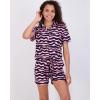 imageReal Essentials 2 Pack Womens Pajamas Set Button Down Shorts Soft Matching Sleepwear Available In PlusShort Sleeve  Set 1