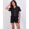 imageReal Essentials 2 Pack Womens Pajamas Set Button Down Shorts Soft Matching Sleepwear Available In PlusShort Sleeve  Set 10