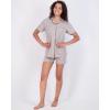 imageReal Essentials 2 Pack Womens Pajamas Set Button Down Shorts Soft Matching Sleepwear Available In PlusShort Sleeve  Set 2