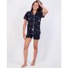 imageReal Essentials 2 Pack Womens Pajamas Set Button Down Shorts Soft Matching Sleepwear Available In PlusShort Sleeve  Set 4