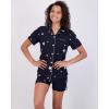 imageReal Essentials 2 Pack Womens Pajamas Set Button Down Shorts Soft Matching Sleepwear Available In PlusShort Sleeve  Set 4