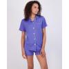 imageReal Essentials 2 Pack Womens Pajamas Set Button Down Shorts Soft Matching Sleepwear Available In PlusShort Sleeve  Set 5