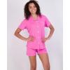 imageReal Essentials 2 Pack Womens Pajamas Set Button Down Shorts Soft Matching Sleepwear Available In PlusShort Sleeve  Set 6