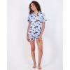 imageReal Essentials 2 Pack Womens Pajamas Set Button Down Shorts Soft Matching Sleepwear Available In PlusShort Sleeve  Set 6