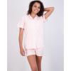 imageReal Essentials 2 Pack Womens Pajamas Set Button Down Shorts Soft Matching Sleepwear Available In PlusShort Sleeve  Set 9