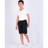 imageReal Essentials 3 Pack Boys Tech Fleece Athletic Shorts with Drawstring ampamp Pockets
