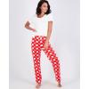 imageReal Essentials 3 Pack Womens Fleece UltraSoft Comfy Pajama Lounge Pants Sleepwear Available in Plus SizeFleece Set C