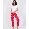 imageReal Essentials 3 Pack Womens Fleece UltraSoft Comfy Pajama Lounge Pants Sleepwear Available in Plus SizeFleece Set D
