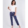 imageReal Essentials 3 Pack Womens Fleece UltraSoft Comfy Pajama Lounge Pants Sleepwear Available in Plus SizeFleece Set F