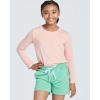 imageReal Essentials 4 Pack Girls DryFit Long Sleeve Active Crew Neck TShirt  Super Soft TeeSet 9