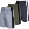 imageReal Essentials 3 Pack Mens 9quot Fleece Casual Lounge Athletic ShortsRegular ampamp BigTall Sizes