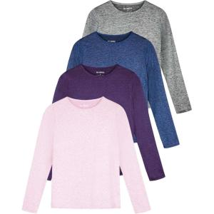 imageReal Essentials 4 Pack Womens UPF 50 Quick Dry Fit Sun Shirts Long Sleeve UV SPF Hiking Top Outdoor Available in PlusSet 11