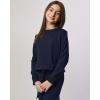 imageReal Essentials 3Pack Girls UltraSoft ampamp Warm Long Sleeve Fleece Crew Neck Pullover SweatshirtSet 2