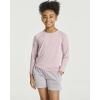 imageReal Essentials 4 ampamp 5 Pack Girls Rash Guard Swim Shirts  Short ampamp Long Sleeve UPF Sun Protection Tops Ages 416Long Sleeve Set 8
