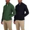 image2 PackMens Polar Fleece Sherpa Long Sleeve Full Zip Up Jacket Coats Fall Casual Winter Outdoor Hiking Windbreaker Shirt Top Thermal Sweatshirts Shacket Pocket Outerwear Golf Sweater Work Set 3XL