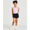 imageReal Essentials 5 Pack Girls DryFit Active Athletic Dolphin Shorts Ages 416Set 1