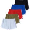 imageReal Essentials 5 Pack Girls DryFit Active Athletic Dolphin Shorts Ages 416Set 6