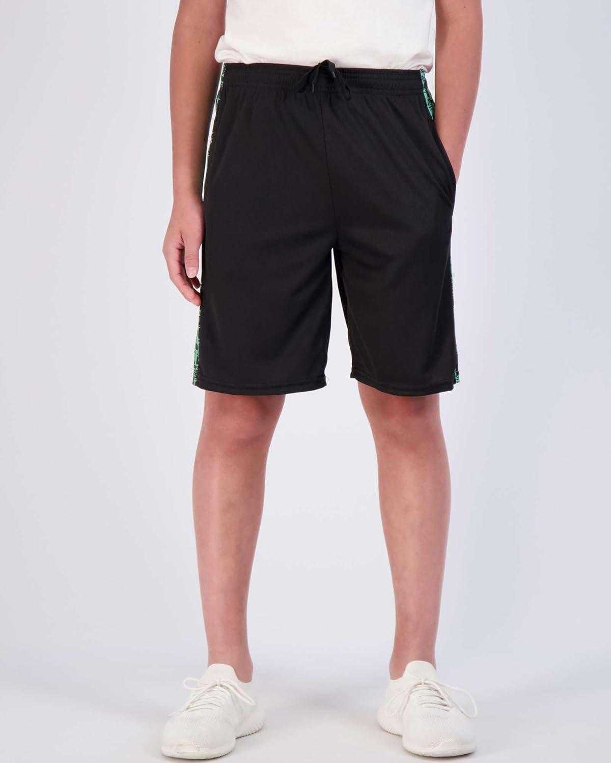 imageReal Essentials 5 Pack Boys Mesh Basketball Athletic Shorts with Pockets  Teen Kids Youth Quick Dry Soccer Running GymSet 16