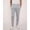 imageReal Essentials 3 Pack Mens Jogger Sweatpants  Cotton Fleece Bottoms Athletic Pants with Pockets Big ampamp Tall AvailableSet C