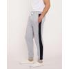 imageReal Essentials 3 Pack Mens Jogger Sweatpants  Cotton Fleece Bottoms Athletic Pants with Pockets Big ampamp Tall AvailableSet E
