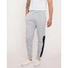 imageReal Essentials 3 Pack Mens Jogger Sweatpants  Cotton Fleece Bottoms Athletic Pants with Pockets Big ampamp Tall AvailableSet J