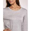 imageReal Essentials 3 Pack UltraSoft Night Shirt for Women Long Sleeve Sleep Shirt Nightgown Available in Plus SizeSet 1