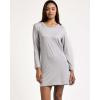 imageReal Essentials 3 Pack UltraSoft Night Shirt for Women Long Sleeve Sleep Shirt Nightgown Available in Plus SizeSet 3