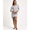 imageReal Essentials 3 Pack UltraSoft Night Shirt for Women Long Sleeve Sleep Shirt Nightgown Available in Plus SizeSet 3