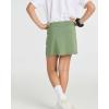 imageReal Essentials 4 Pack Girls Active Skort Athletic Performance Skirt  Tennis Golf Skirt with Bike Short Lining 416Set 2