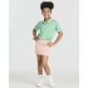 imageReal Essentials 4 Pack Girls Active Skort Athletic Performance Skirt  Tennis Golf Skirt with Bike Short Lining 416Set 8