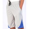 imageReal Essentials 5 Pack Boys Mesh Basketball Athletic Shorts with Pockets  Teen Kids Youth Quick Dry Soccer Running GymSet 11
