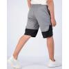 imageReal Essentials 5 Pack Boys Mesh Basketball Athletic Shorts with Pockets  Teen Kids Youth Quick Dry Soccer Running GymSet 7