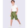 imageReal Essentials 5 Pack Boys Mesh Basketball Athletic Shorts with Pockets  Teen Kids Youth Quick Dry Soccer Running GymSet 9