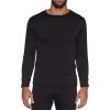 image3 Pack Mens Thermal Underwear Tops Microfiber Fleece Lined Long Sleeve Compression Active Shirt Long Johns Winter Skiing Base Layer Set 2XL