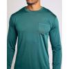 imageReal Essentials 4 Pack Mens DryFit Active Athletic Long Sleeve Pocket Crew TShirt Outdoors UPF 50 S5XLTSet 10