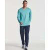 imageReal Essentials 4 Pack Mens DryFit Active Athletic Long Sleeve Pocket Crew TShirt Outdoors UPF 50 S5XLTSet 2