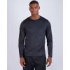 imageReal Essentials 4 Pack Mens DryFit Active Athletic Long Sleeve Pocket Crew TShirt Outdoors UPF 50 S5XLTSet 4