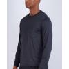 imageReal Essentials 4 Pack Mens DryFit Active Athletic Long Sleeve Pocket Crew TShirt Outdoors UPF 50 S5XLTSet 4