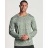 imageReal Essentials 4 Pack Mens DryFit Active Athletic Long Sleeve Pocket Crew TShirt Outdoors UPF 50 S5XLTSet 6