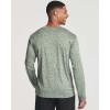 imageReal Essentials 4 Pack Mens DryFit Active Athletic Long Sleeve Pocket Crew TShirt Outdoors UPF 50 S5XLTSet 6