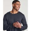 imageReal Essentials 4 Pack Mens DryFit Active Athletic Long Sleeve Pocket Crew TShirt Outdoors UPF 50 S5XLTSet 7
