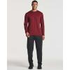 imageReal Essentials 4 Pack Mens DryFit Active Athletic Long Sleeve Pocket Crew TShirt Outdoors UPF 50 S5XLTSet 8