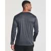imageReal Essentials 4 Pack Mens Long Sleeve Dry Fit T Shirts Hiking Fishing Workout Gym Work Sun UPF 50 Wicking Running TeeSet B